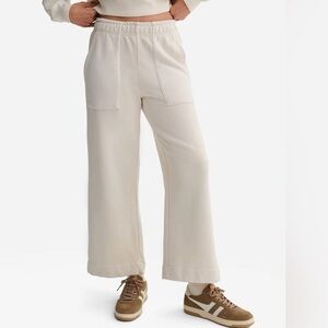 Mate The Label Organic Fleece Wide Leg Fleece Pants